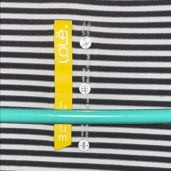 Lole Gray and White Zip-Up Jacket, medium - Picture 2 of 4